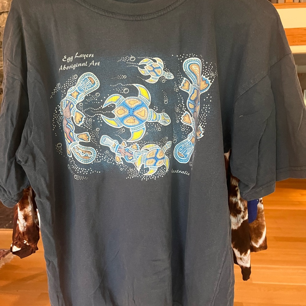 Aboriginal Art T-Shirt - Black